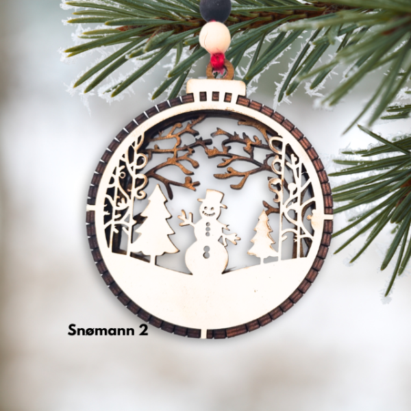 Julekuler i tre - ornament - Bilde 15