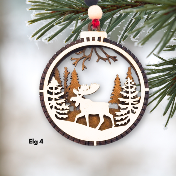 Julekuler i tre - ornament - Bilde 25