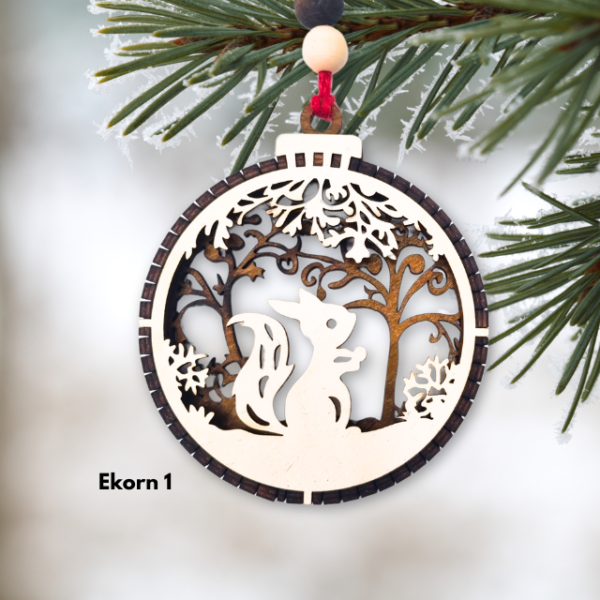Julekuler i tre - ornament - Bilde 26