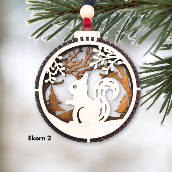 Julekuler i tre - ornament - Bilde 27