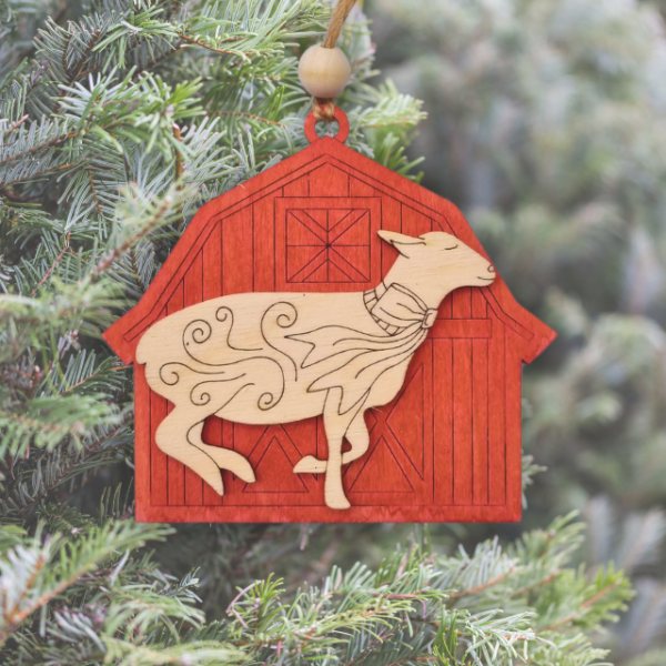 gårdsdyr ornament sau