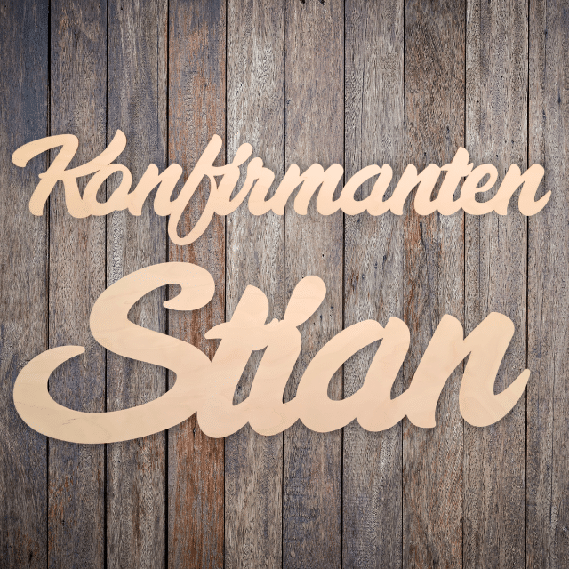 konfirmanten navneskilt