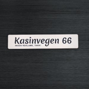 postkasseskilt adresse