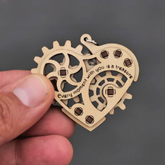 Hjerte fidget anheng