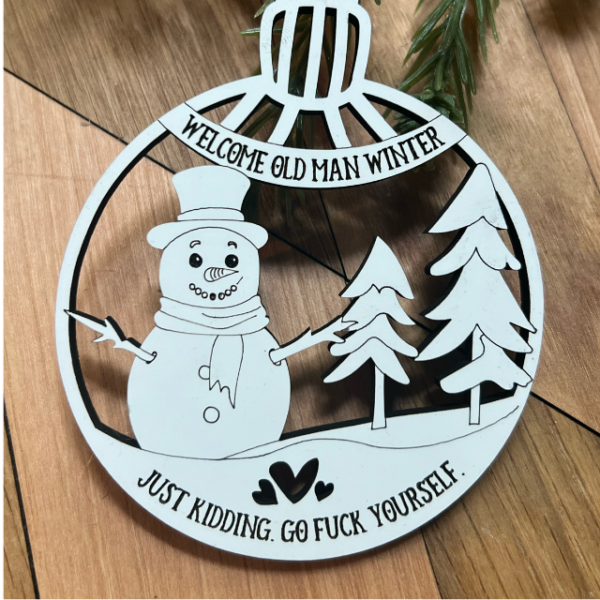snill eller frekk ornament