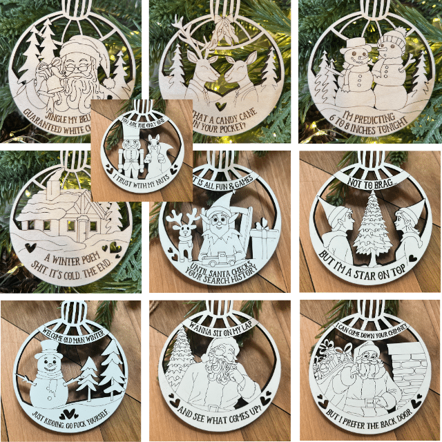 snill eller frekk ornament
