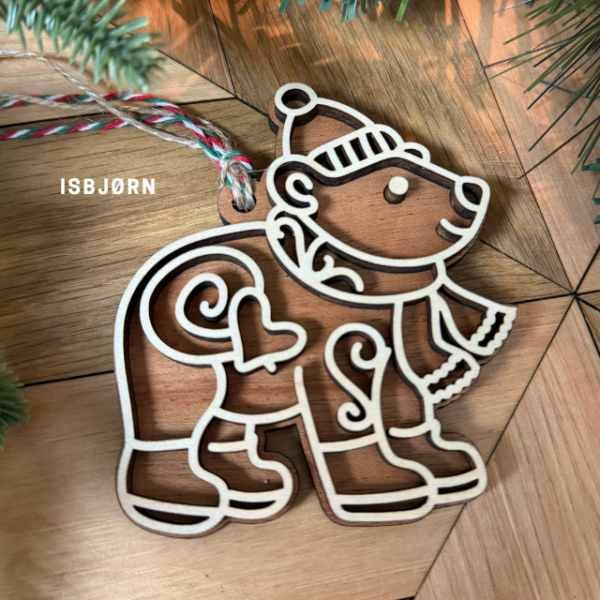 pepperkakefigurer i tre